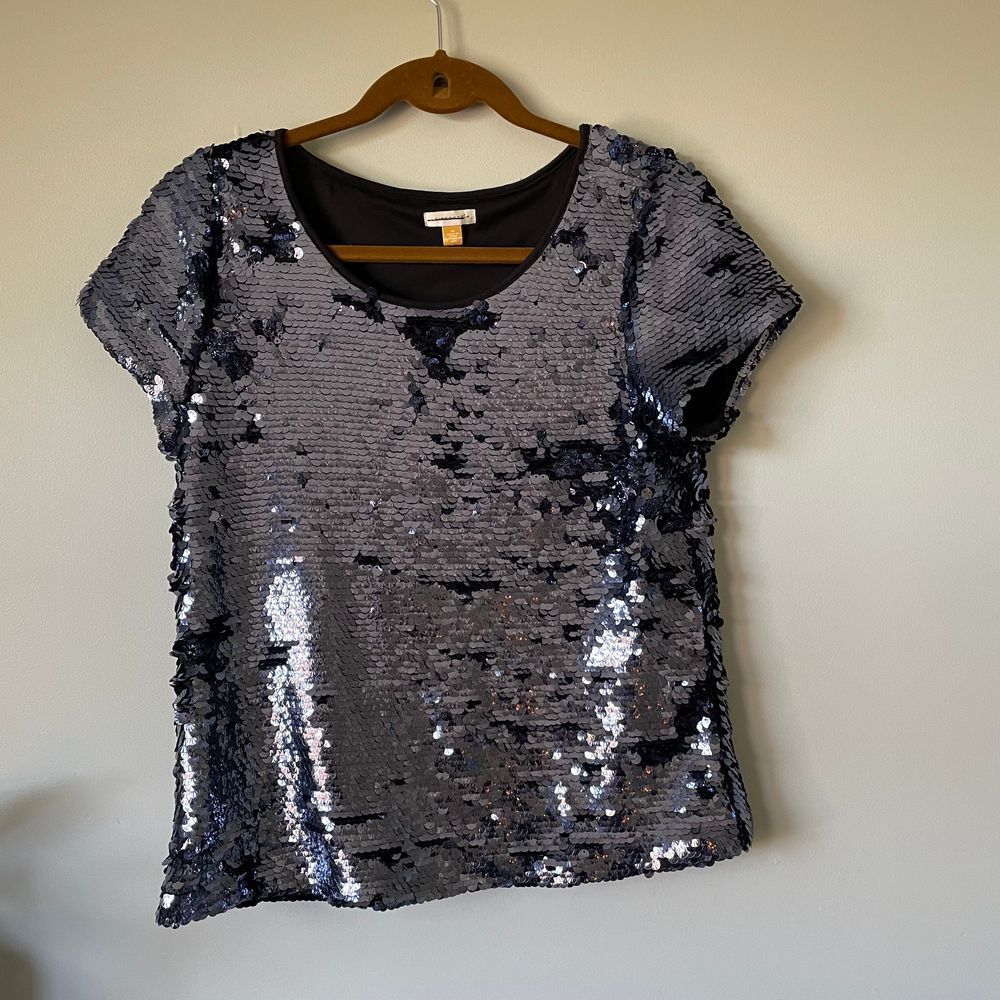 Anthropologie | Leifsdottir Sequin Holiday Top